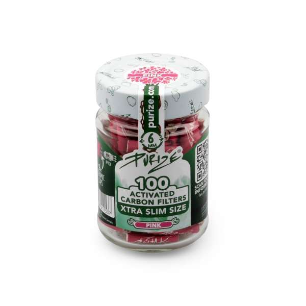 Diese Filter bieten die bewährte PURIZE® Leistung in einem auffälligen Pink-Design, verpackt in einem hochwertigen und nachhaltigen Glas.
