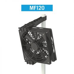 Der Secret Jardin Monkey Fan MF 120 ist so konzipiert, dass sie einfach  an 16mm– bis 19mm-Stangen befestigt werden kann.