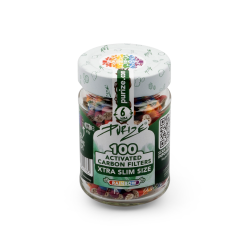 Diese Filter bieten die bewährte PURIZE® Leistung in einem fröhlichen "Rainbow"-Design, präsentiert in einem hochwertigen und nachhaltigen Glas.