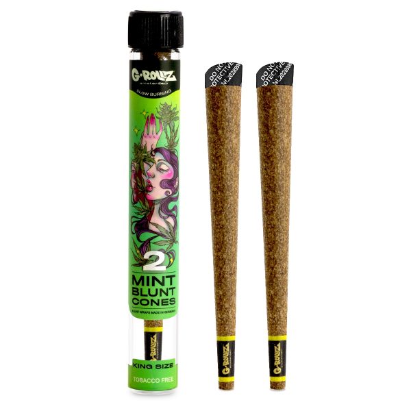 2 x G-Rollz Pre-rolled Mint Cones