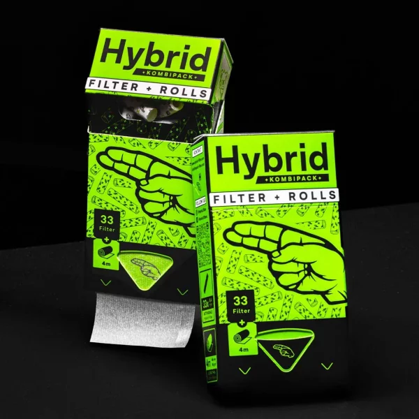 Hybrid Supreme Kombipack - Aktivkohlefilter & 4m Papers – Bild 4