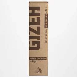GIZEH Unbleached King Size Slim + Tips