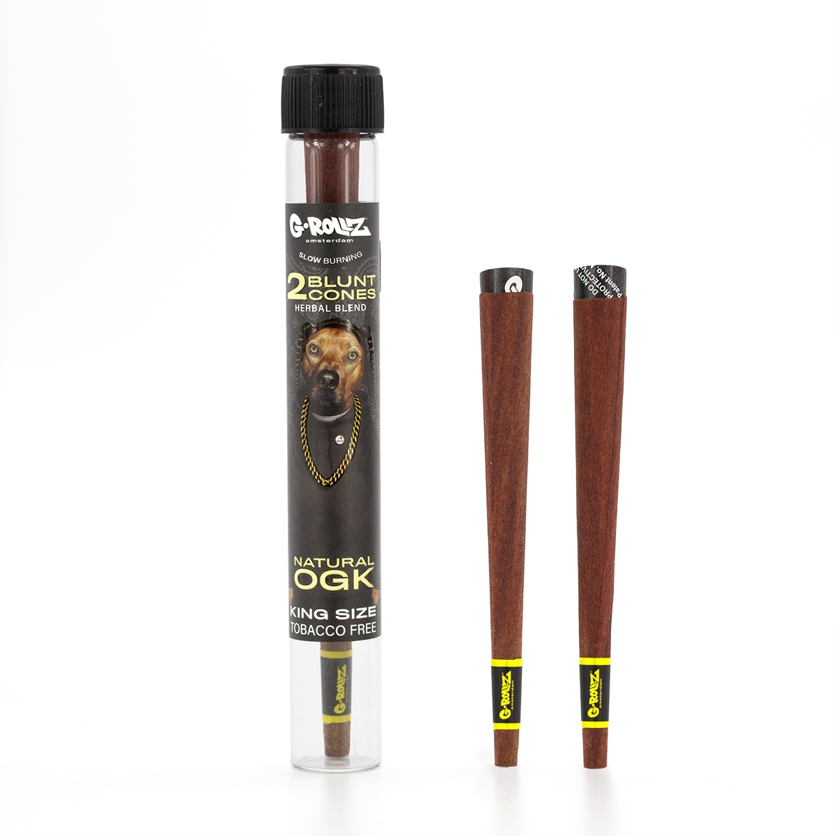 bestehen diese Premium-Cones aus einer sorgfältig ausgewählten Mischung aus: Kamille Yerba Mate einem Hauch von Kakao