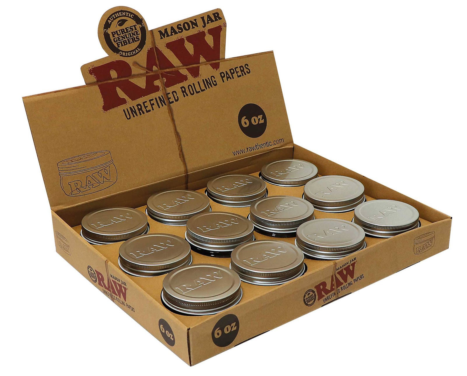 RAW Mason Glass 6 oz – Bild 2