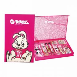 G-Rollz Pink Collection Geschenkbox – stylisches Rolling-Set mit Wraps, Papers, Cone & Filtertips. Perfekt als Geschenk oder für alle, die Design lieben.