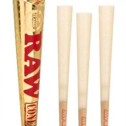 RAW Gold Papercones x 3 Cones